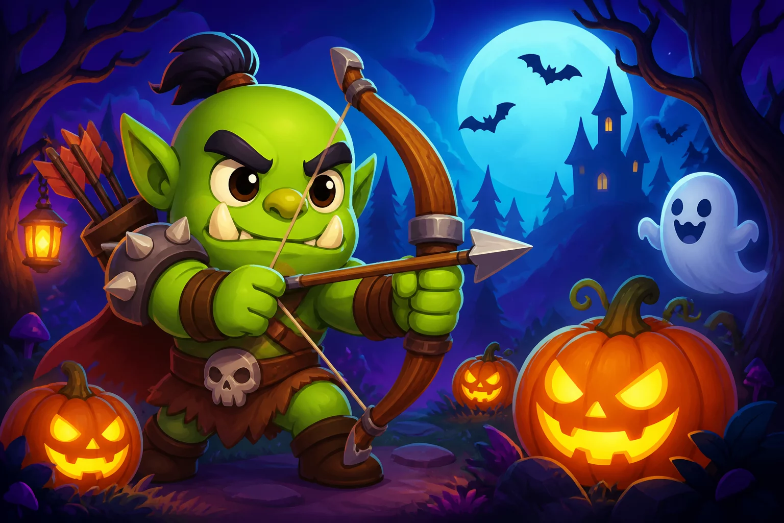 Orc Hunter Halloween Spooky