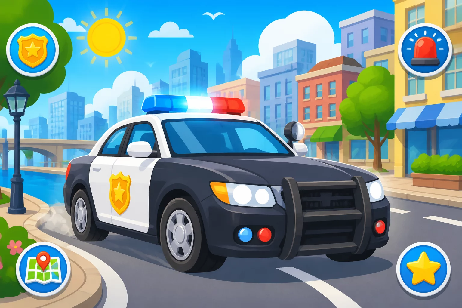 Police Cars Patrol