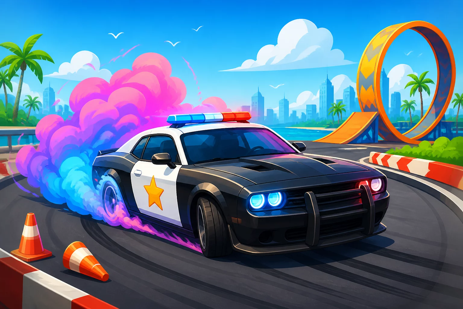 Police Drift & Stunt Chase