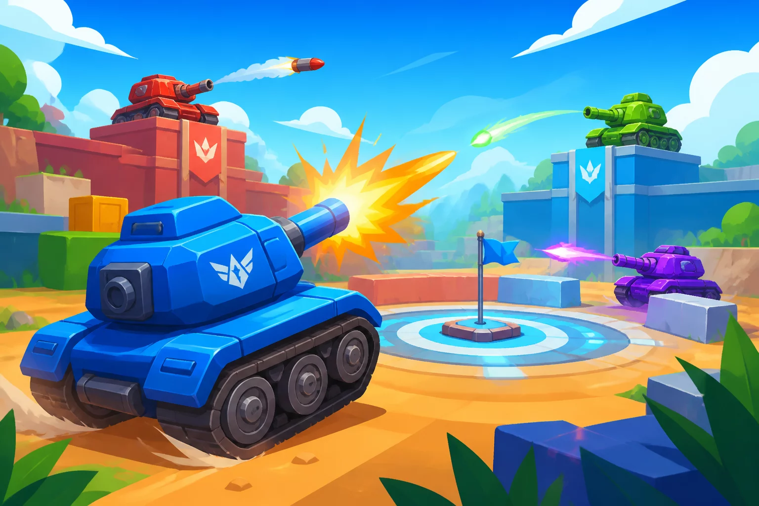 Tank War Multiplayer Battle